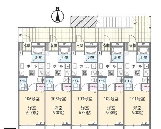 エクセレント越谷の物件間取画像